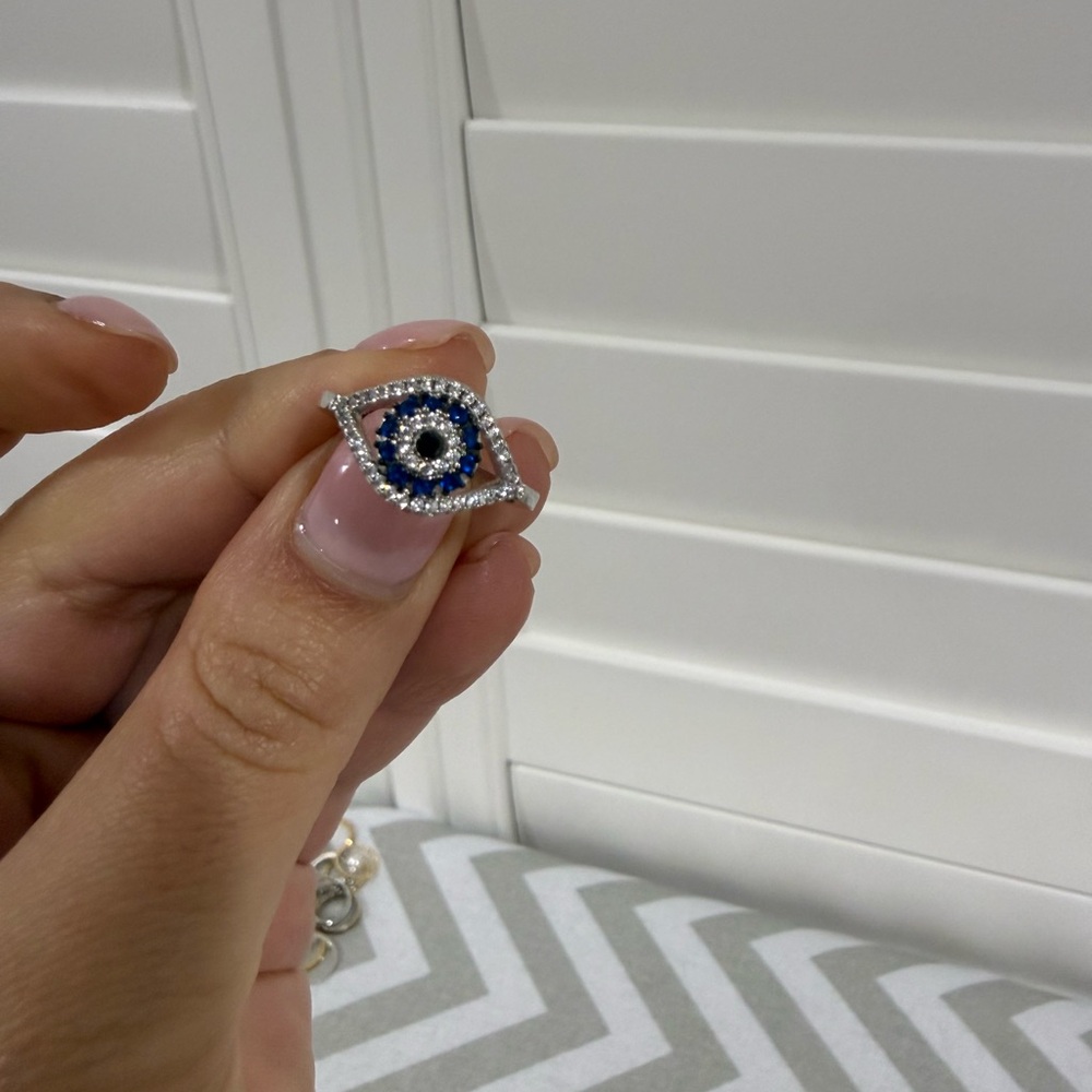 Effy d u p e  Silver Evil Eye Ring - Picture 3 of 10